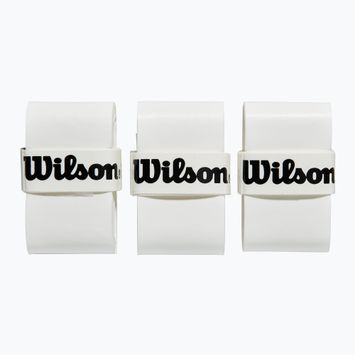Wilson Padel Pro Overgrip περιτύλιγμα ρακέτας padel 3 τεμάχια λευκό.