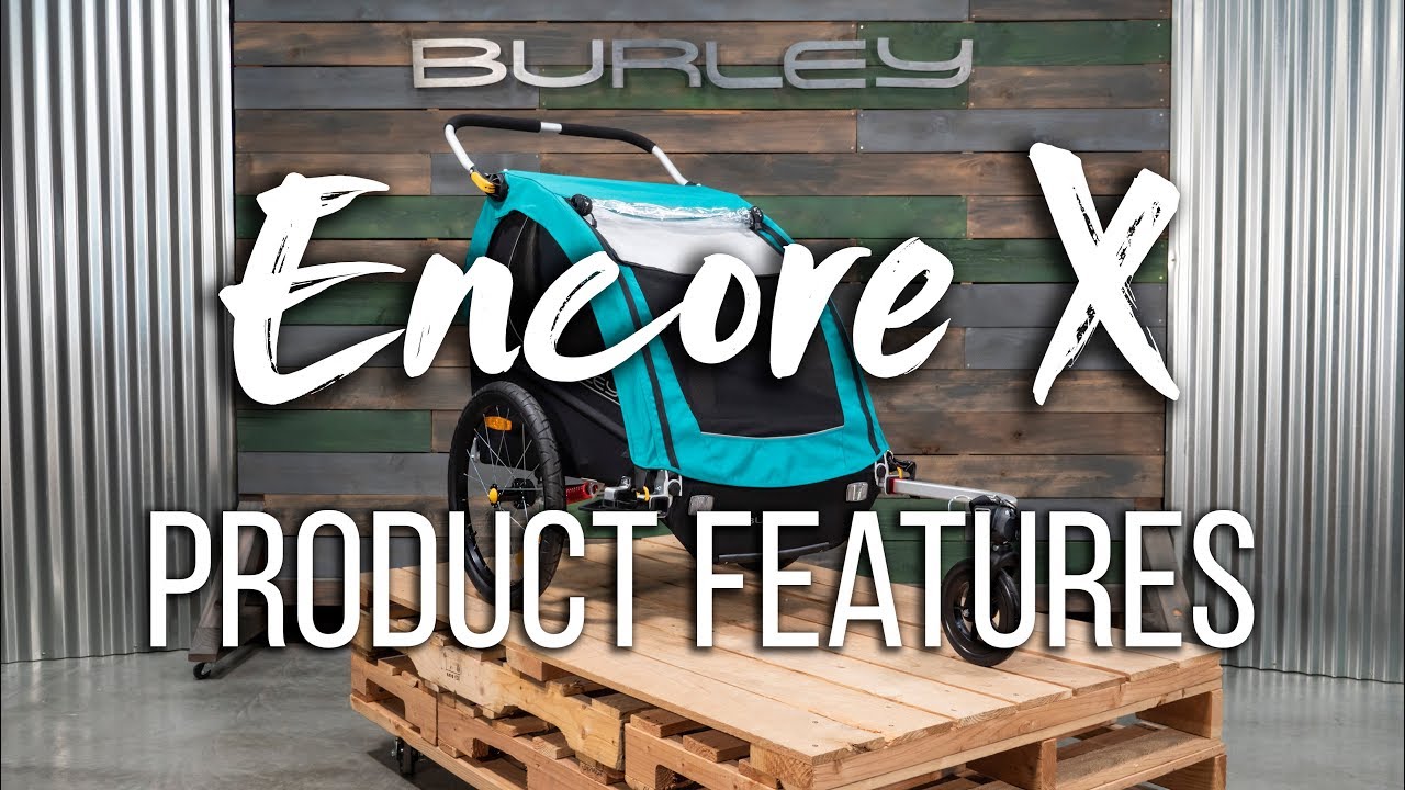 Burley Παιδικό ρυμουλκούμενο ποδηλάτου Encore X μπλε BU-937101