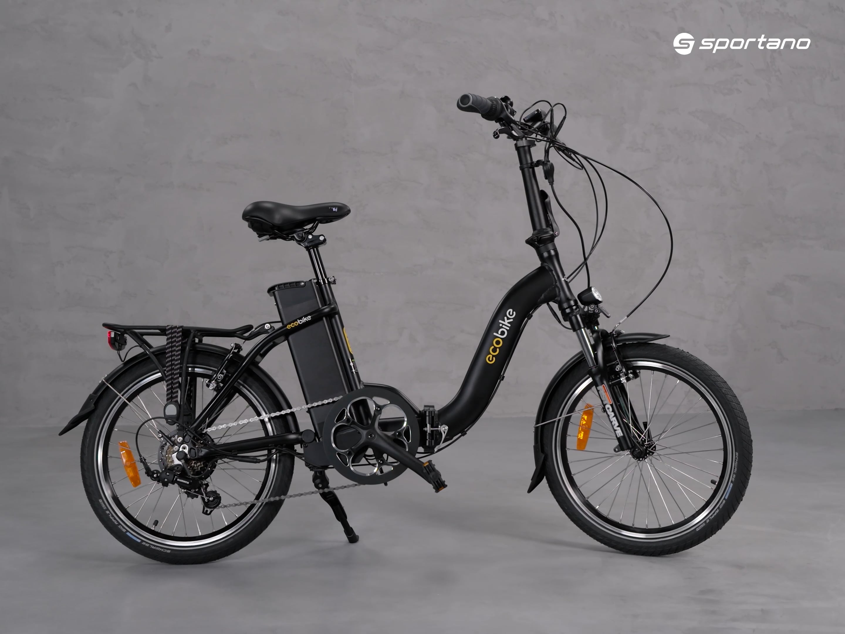 EcoBike Even Black 13Ah μαύρο ηλεκτρικό ποδήλατο 1010202