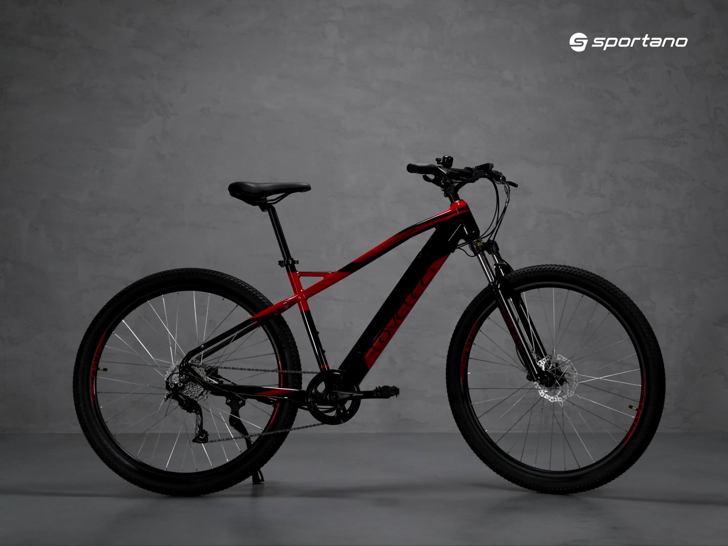 LOVELEC Alkor 15Ah ηλεκτρικό ποδήλατο μαύρο-κόκκινο B400239