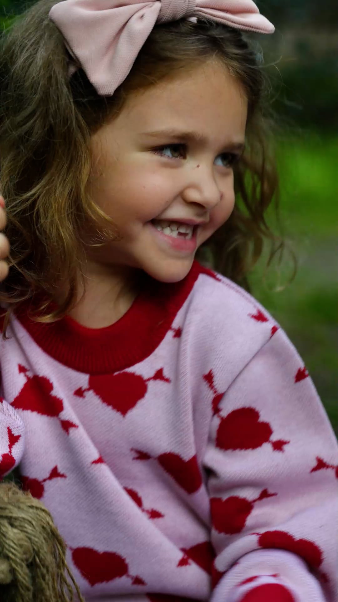 KID STORY Παιδικό πουλόβερ Merino γλυκιά καρδιά