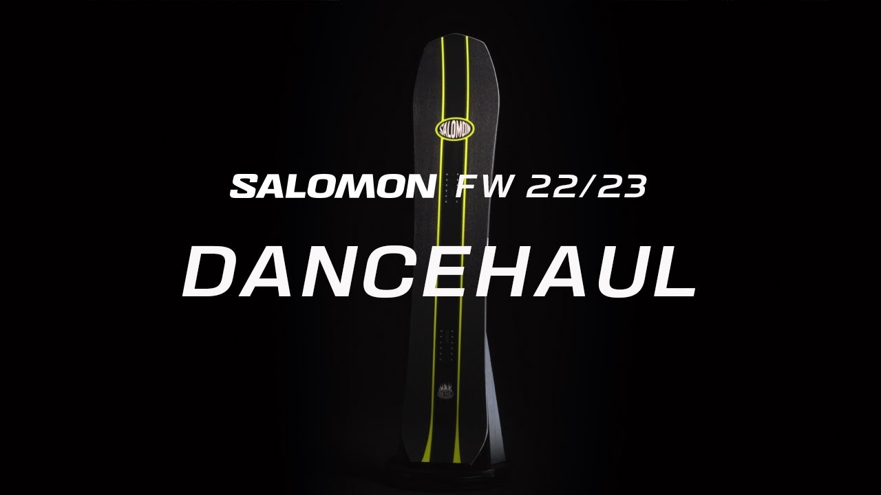Snowboard Salomon Dancehaul μαύρο/κίτρινο L47017800