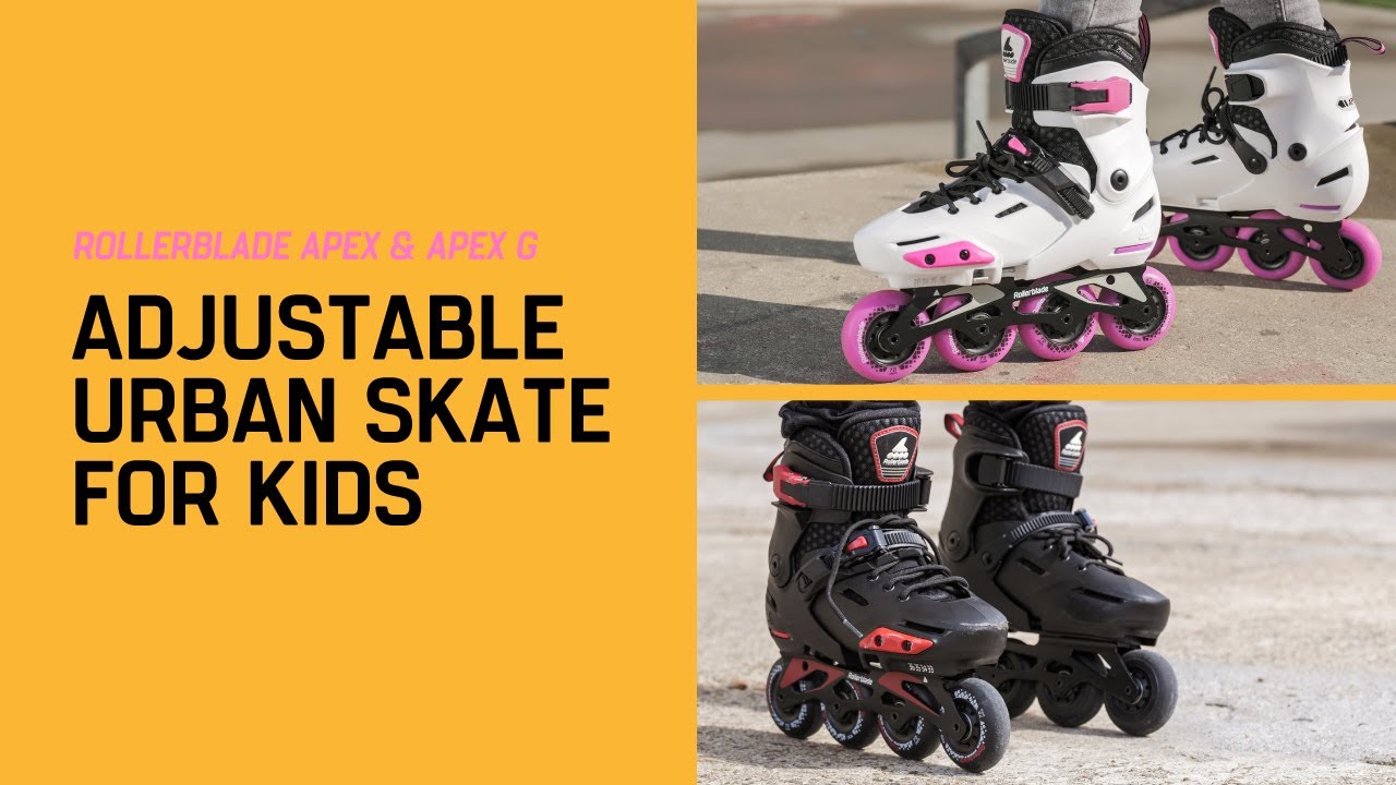 Rollerblade Apex 3WD παιδικά πατίνια μαύρα 07221400 1A1