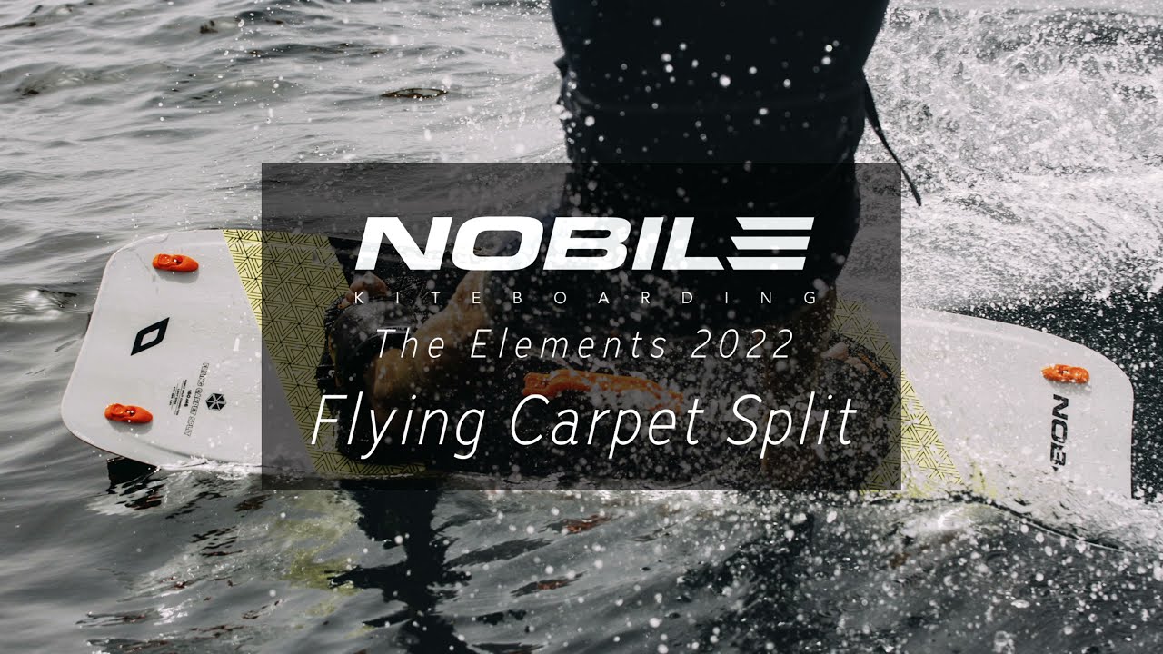 Nobile Flying Carpet Split πτυσσόμενο kiteboard μαύρο/γκρι K22