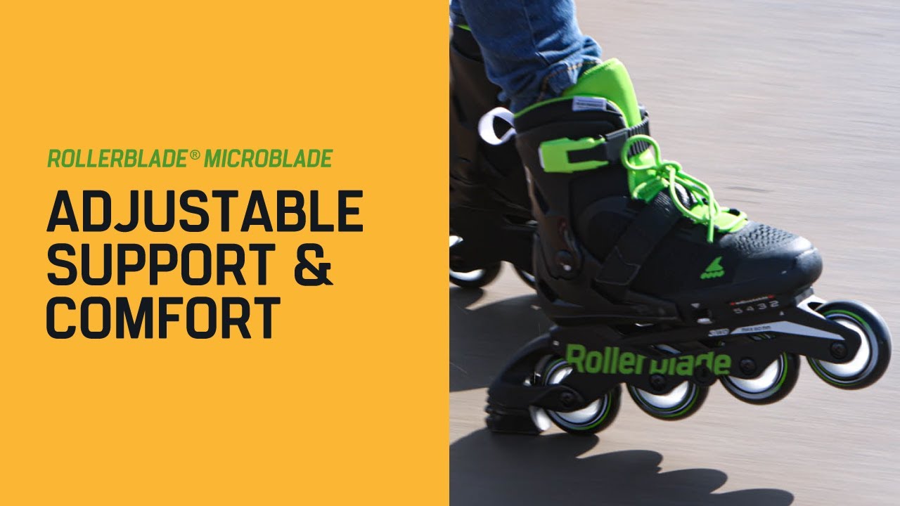 Rollerblade Microblade παιδικά πατίνια μαύρα/πράσινα 07221900 T83