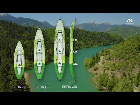 Aqua Marina Recreational Kayak πράσινο Betta-475 φουσκωτό καγιάκ 3 ατόμων 15'7″