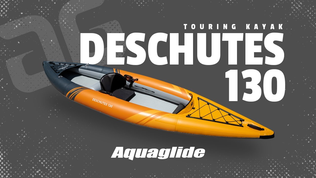 Aquaglide Deschutes 130 πορτοκαλί φουσκωτό καγιάκ 1 ατόμου 584120126