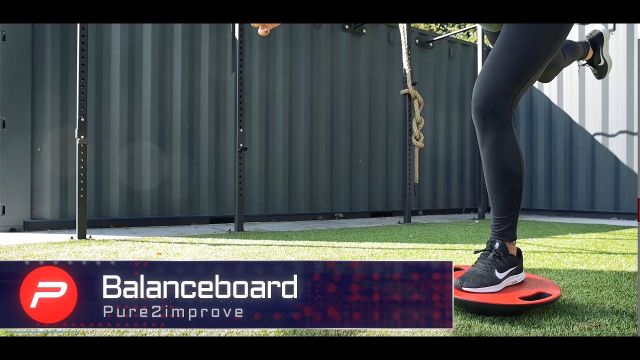 Pure2Improve Balance Board κόκκινο/μαύρο 3593 πλατφόρμα ισορροπίας