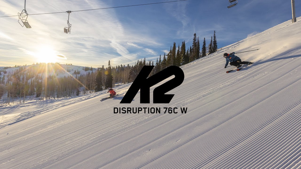 Γυναικείο σκι κατάβασης K2 Disruption 76C W + 10 Compact Quikclik Free λευκό 10G0406.143.1
