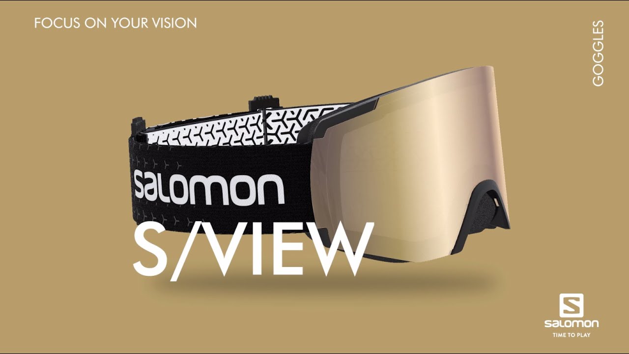 Γυαλιά σκι Salomon S/View μαύρο/ml super white L41488100