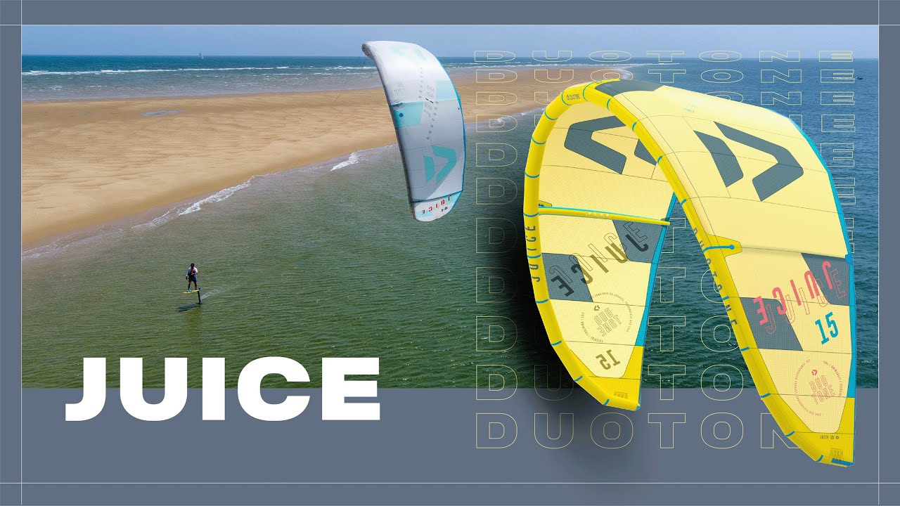 DUOTONE χαρταετός kitesurfing Juice κίτρινο 44220-3007