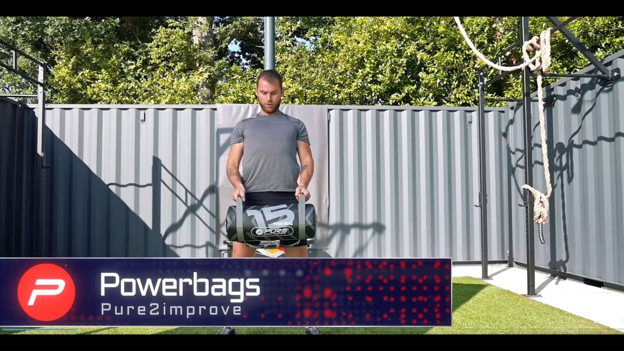 Pure2Improve 10kg Power Bag κόκκινο/μαύρο P2I201720 τσάντα προπόνησης