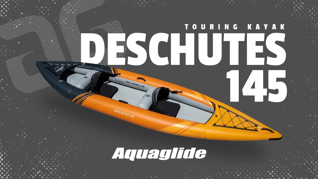 Aquaglide Deschutes 145 πορτοκαλί φουσκωτό καγιάκ 2 ατόμων 584120127