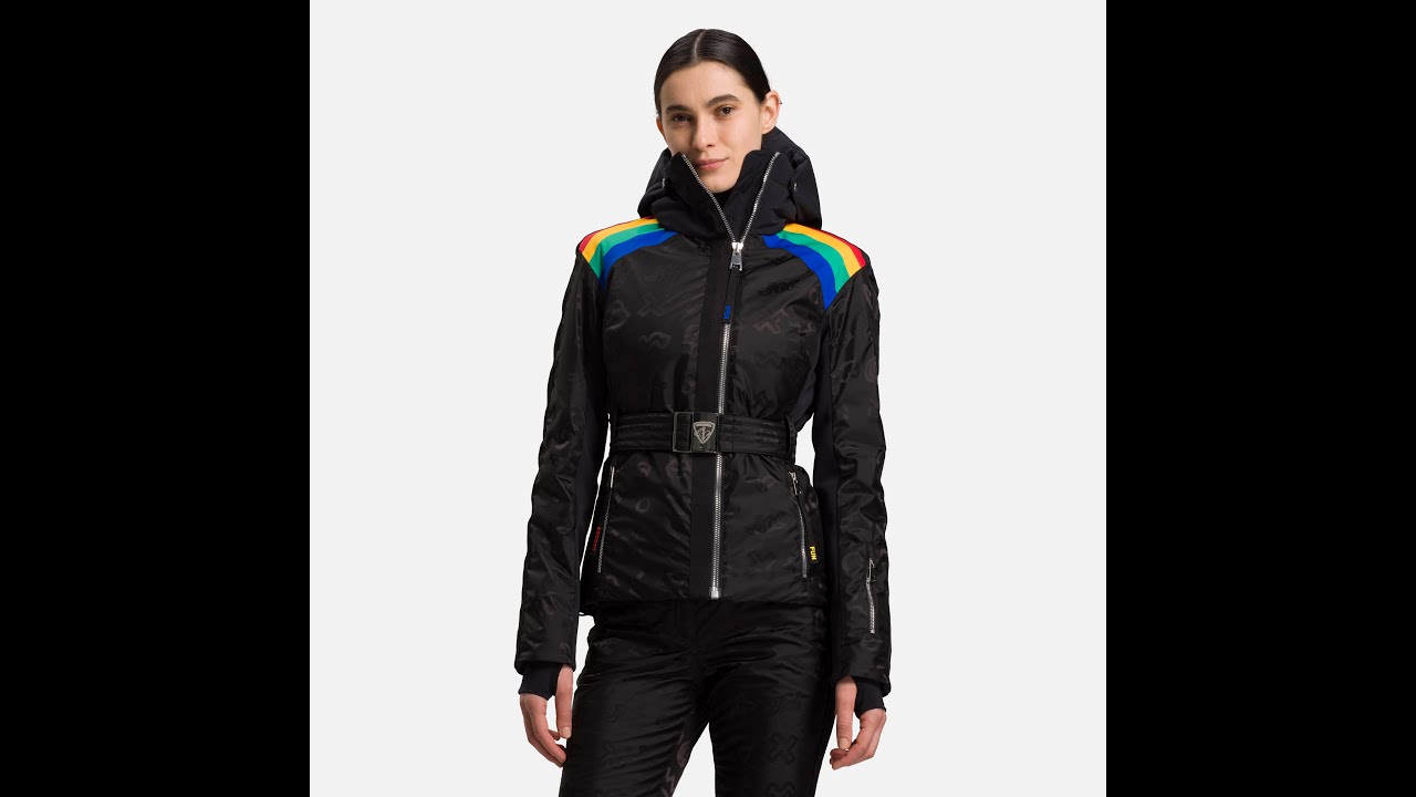 Γυναικείο μπουφάν σκι Rossignol W Rainbow black