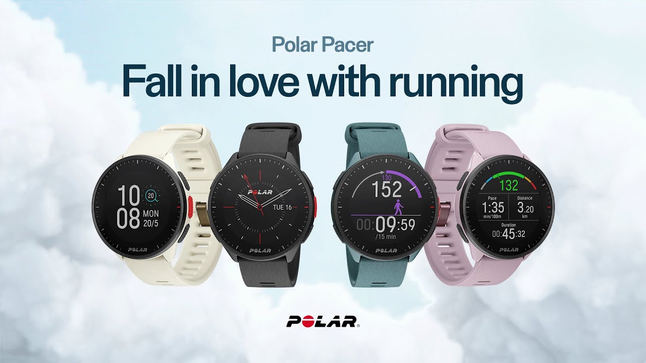Polar Pacer ρολόι μωβ PACER PUR