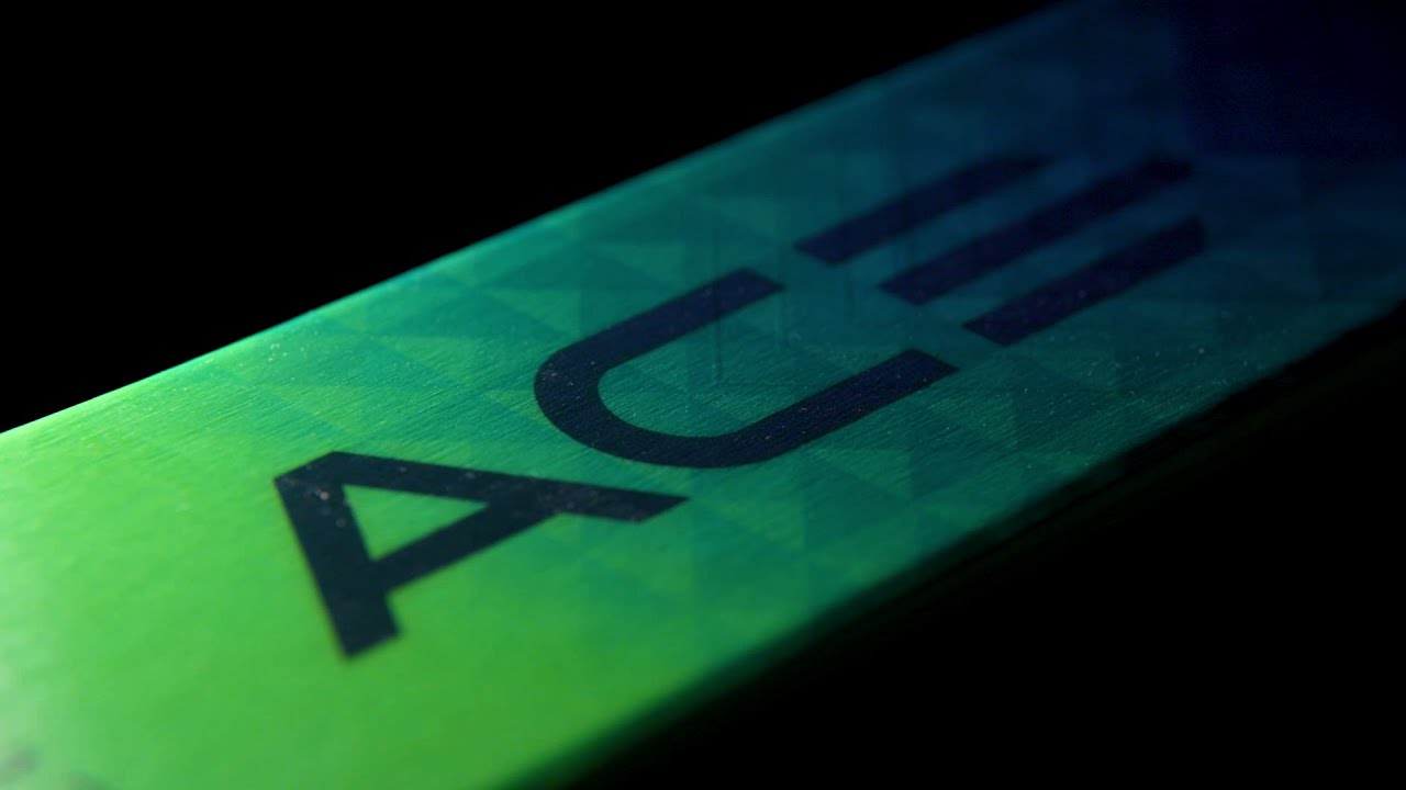 Elan Ace SLX Fusion + EMX 12 σκι κατάβασης πράσινο-μπλε AAKHRD21
