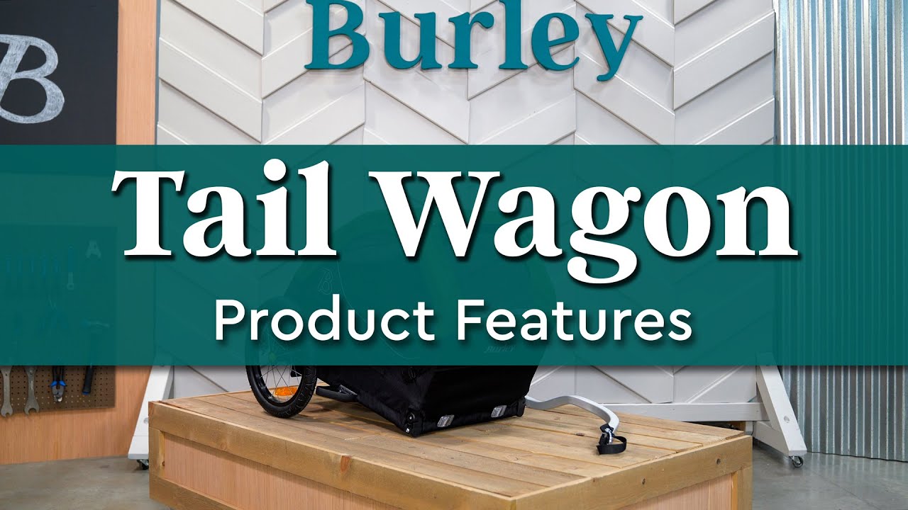 Burley Tail Wagon κίτρινο τρέιλερ ποδηλάτου σκύλου BU-947104