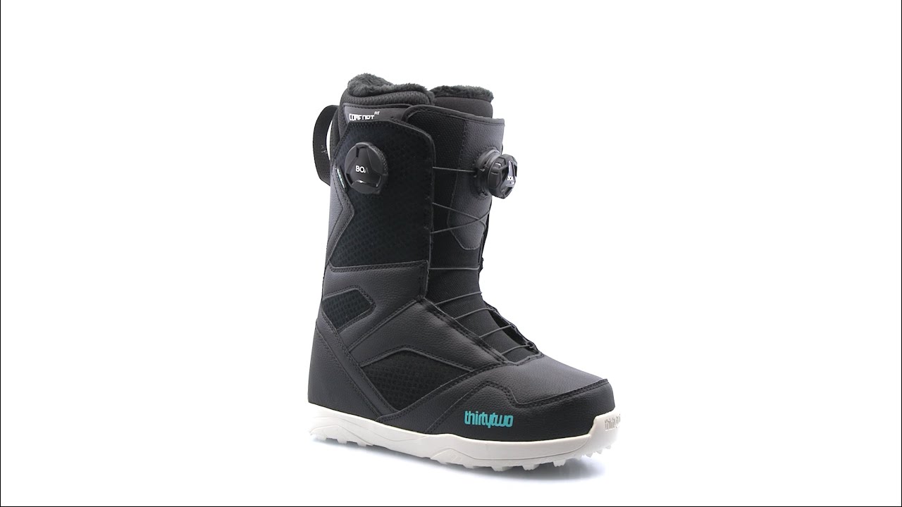 Γυναικείες μπότες snowboard ThirtyTwo Stw Double Boa W'S '22 μαύρο 8205000229