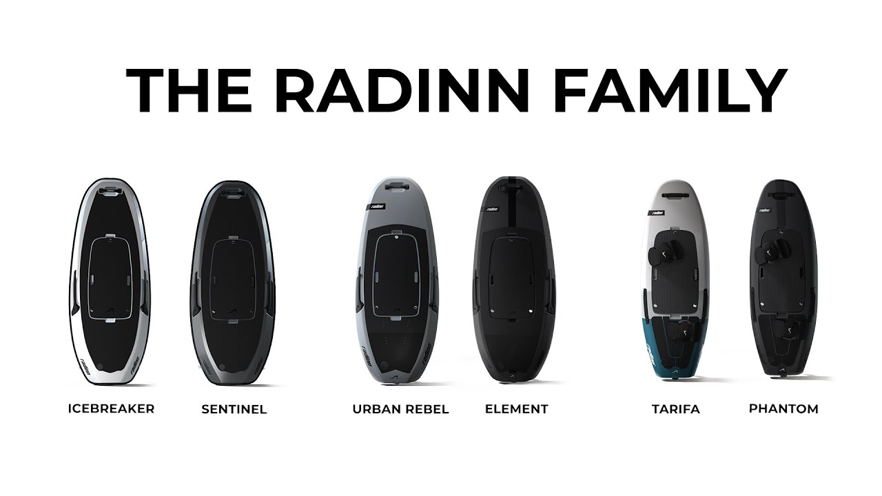 Radinn Freeride Urban Rebel B kit G3 STD + EXT battery pack λευκό 910089AA ηλεκτρική σανίδα