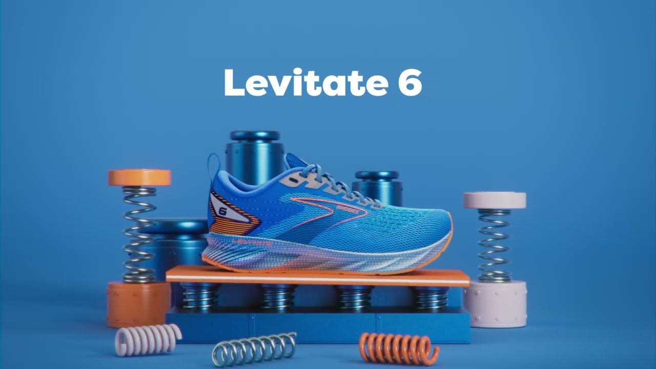Brooks Levitate 6 ανδρικά παπούτσια για τρέξιμο γκρι 1103951D312