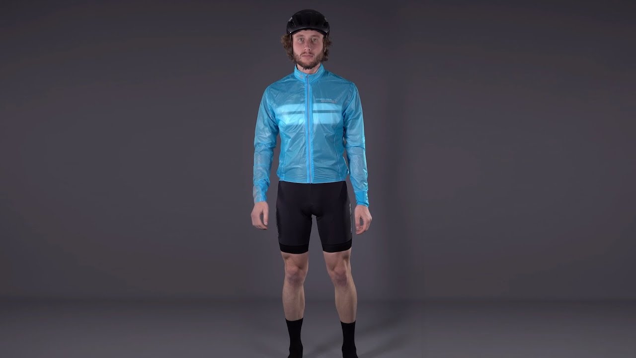 Endura FS260-Pro Adrenaline Race II hi-viz μπλε ανδρικό μπουφάν ποδηλασίας