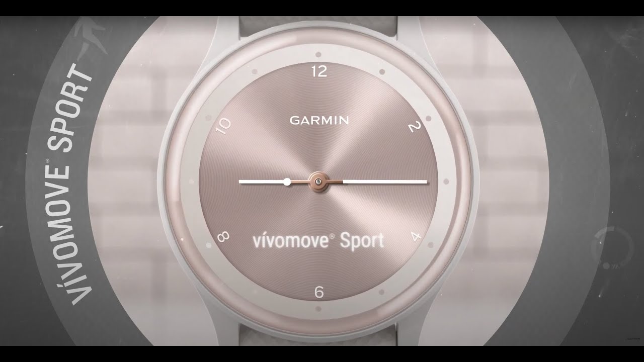 Garmin Vivomove Sport ρολόι μαύρο 010-02566-00