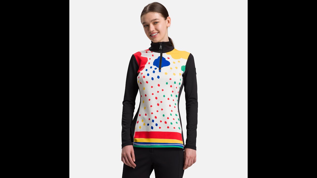 Γυναικείο φούτερ για σκι Rossignol W Bessi rainbow