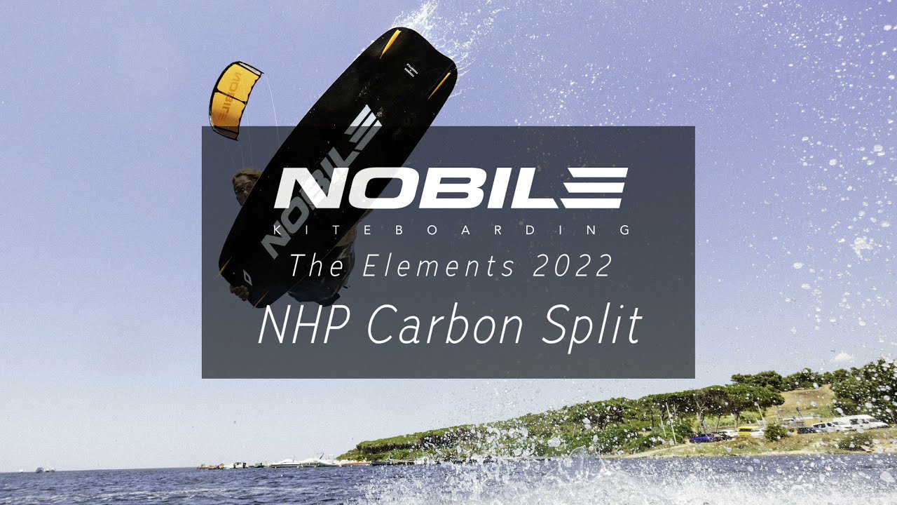 Nobile NHP Split Carbon αναδιπλούμενο kiteboard μαύρο K22