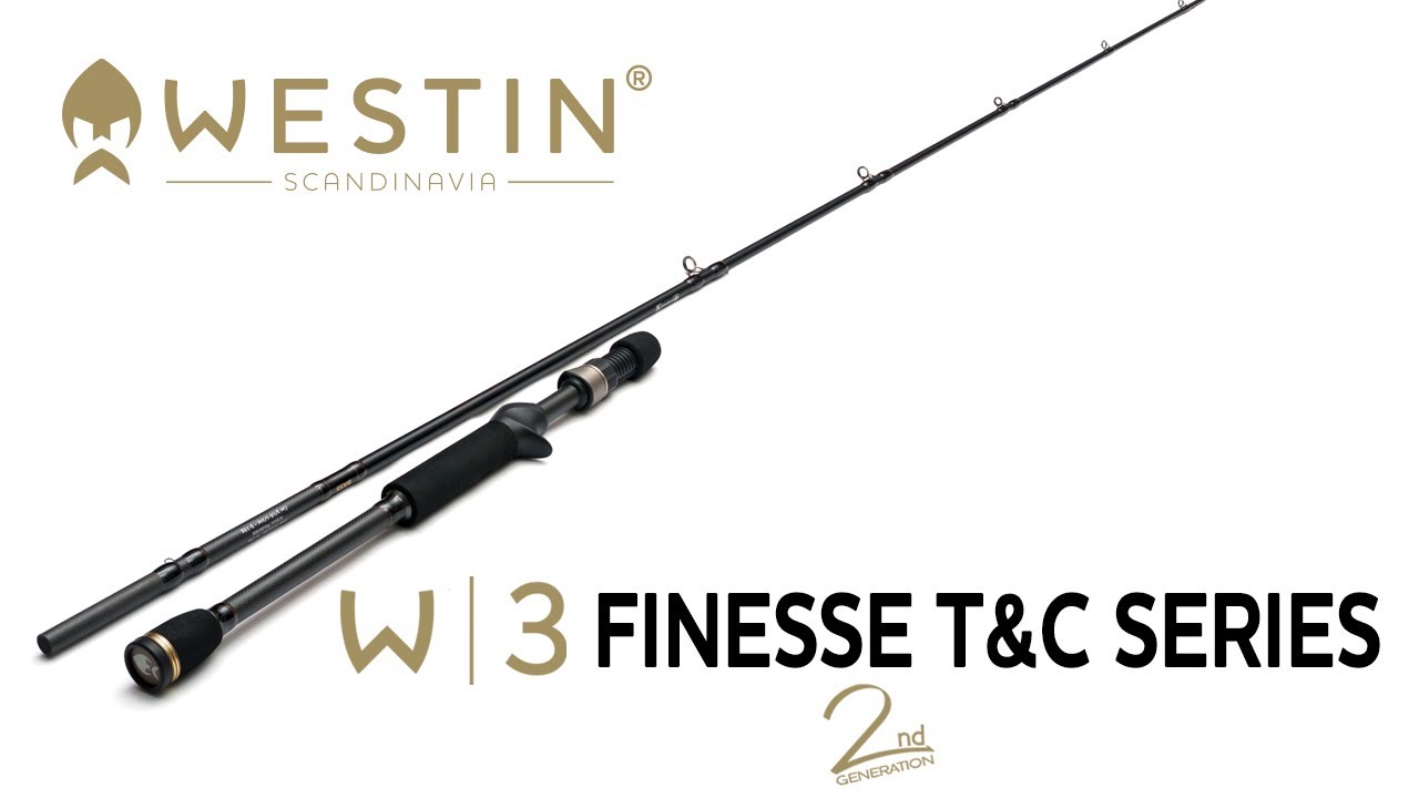 Westin W3 Finesse-T T&C 2ο περιστρεφόμενο καλάμι 2sec μαύρο W361-0712-ML
