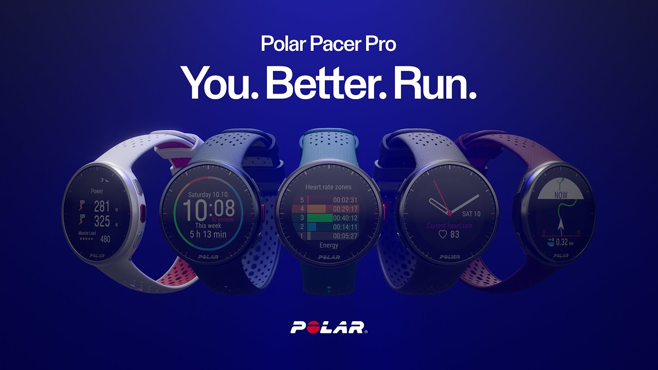 Polar Pacer PRO ρολόι κόκκινο και λευκό